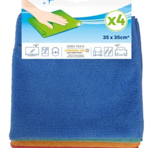 Ściereczka z mikrofibry 4 szt. Oeko-Tex