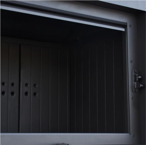 Wkład kominkowy LUCY 14 SLIM BLACK - obrazek 3