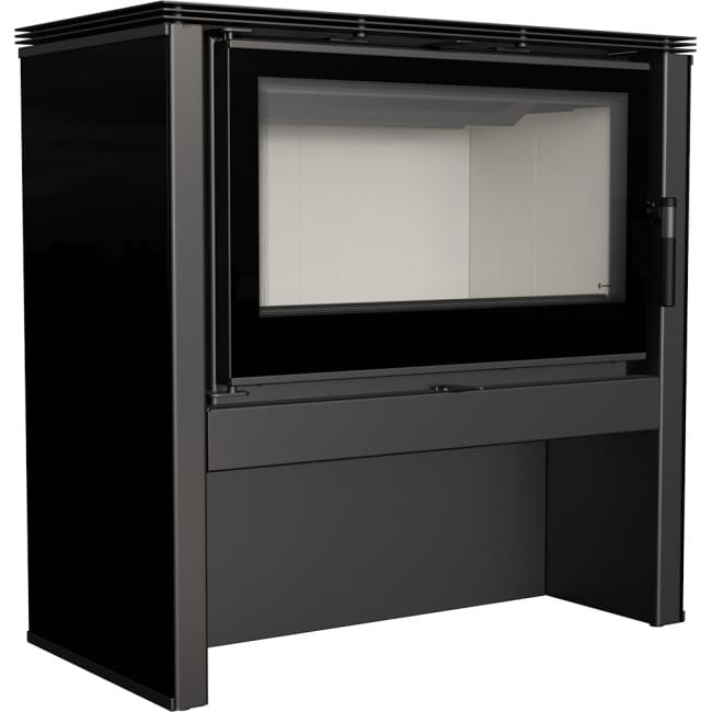 Piec na drewno JUNO 16 kW CZARNA PŁYTA - obrazek 2