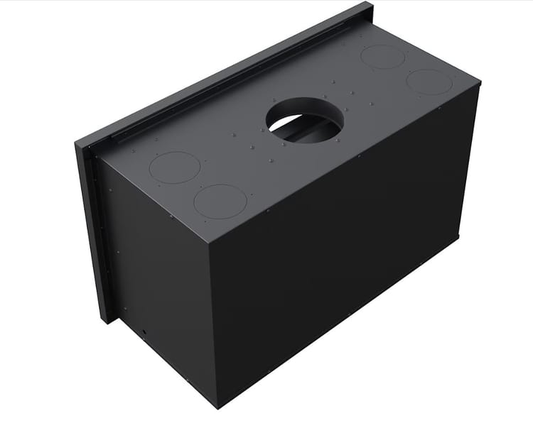 Wkład kominkowy ARKE 95 z możliwością podłączenia kanałów - obrazek 3