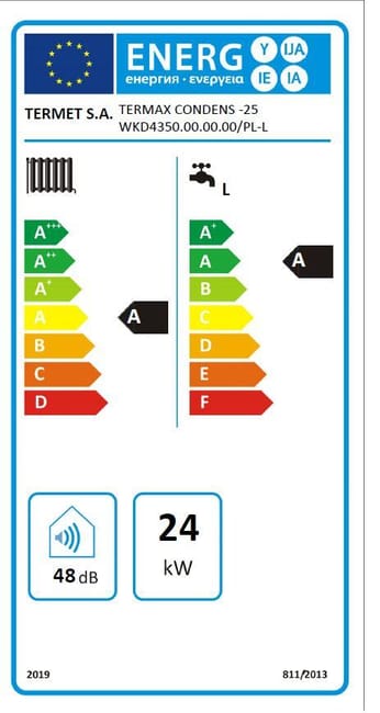 Kocioł gazowy kondensacyjny 25 PWM TERMAX CONDENS TERMET - obrazek 3