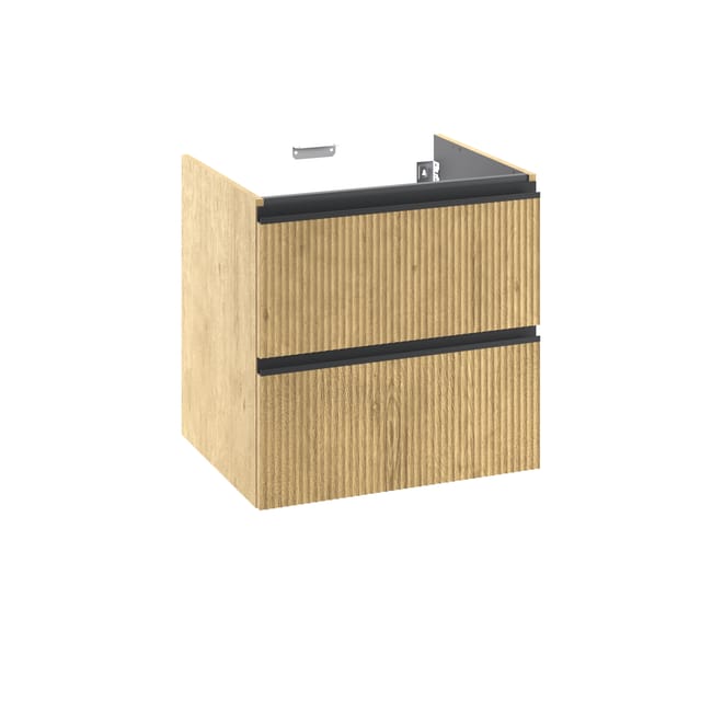 Szafka podumywalkowa 2 drzwi l.60 x W.58 x G.48,1 cm imitacja dębu szczotkowanego Studio