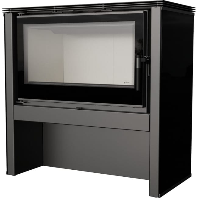 Piec na drewno JUNO 16 kW CZARNA PŁYTA - obrazek 4