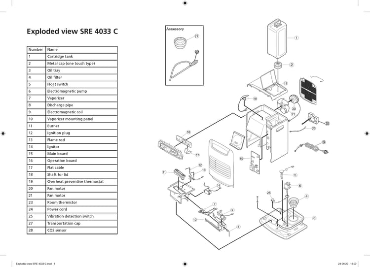 Elektroniczny piecyk naftowy QLIMA SRE 4033, 3,3 kW - obrazek 2
