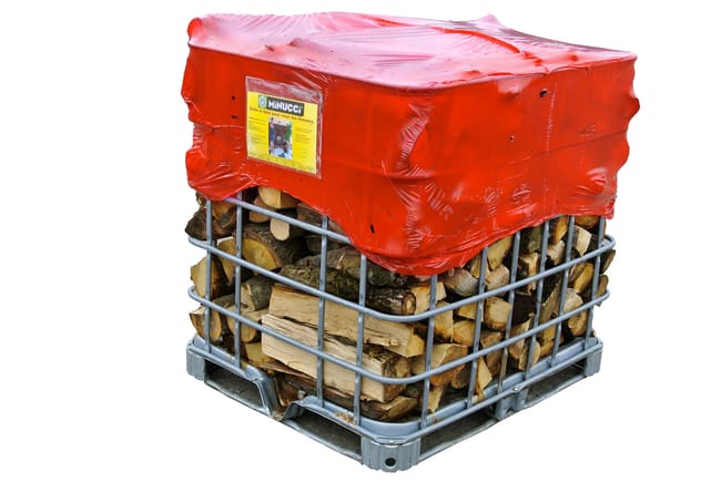 Drewno opałowe MINUCCI kłody dł. 50 cm, 1,5 stery