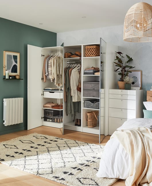 Elektryczny grzejnik akumulacyjny z cieczą 1000 W SAUTER Orosi poziomy biały - obrazek 3